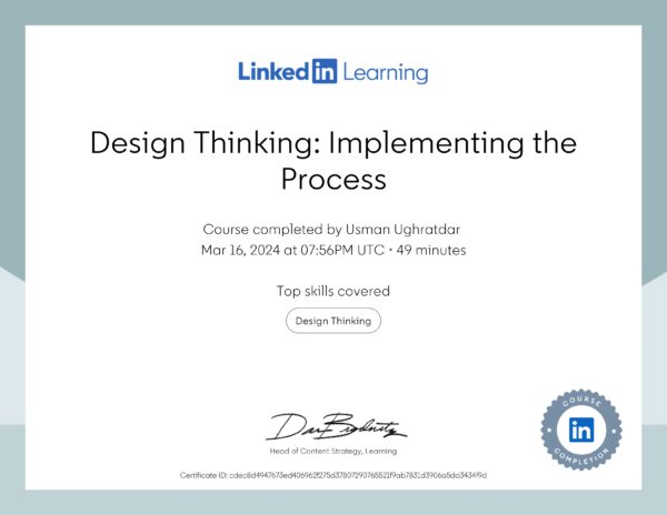 Design Thinking: Implementing the Process